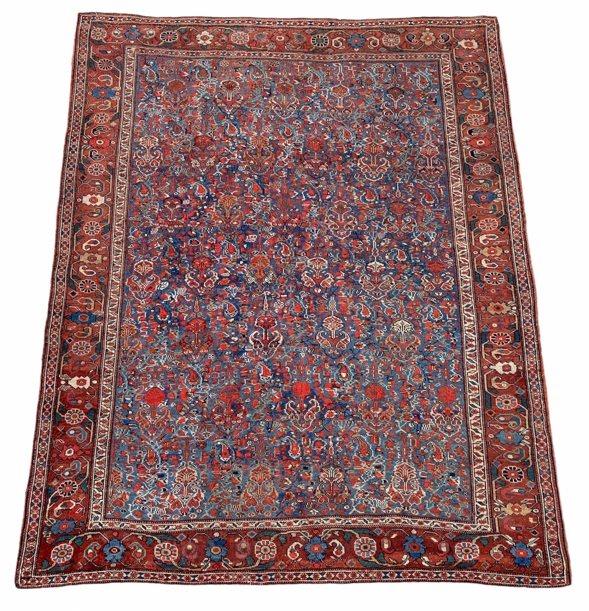 Antique Afshar Rug 1.70m x 1.42m — Rug Addiction